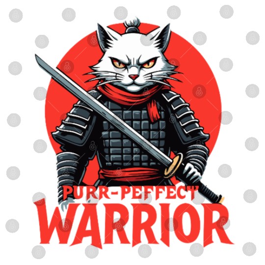 Purr-Perfect Warrior Cat Design Digital Files