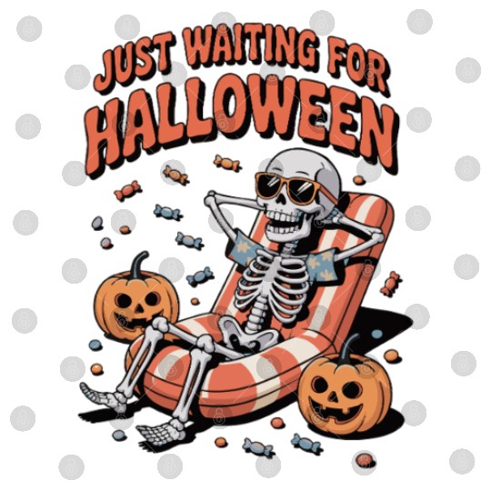 Relaxing Skeleton Halloween Mood Digital Files