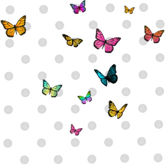 MIRIAM - beautiful girl name with cute butterflies Digital Files