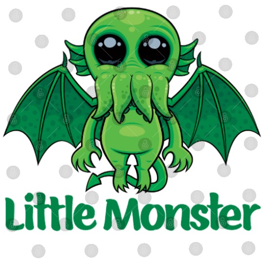 Little Monster Cthulhu Cute Creepy Mythical Buddy Digital Files
