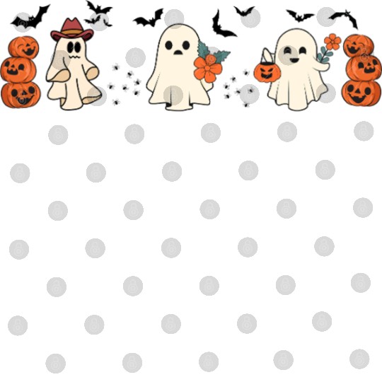 Spooky Crew Bring Flower and Pumpkin Digital Files