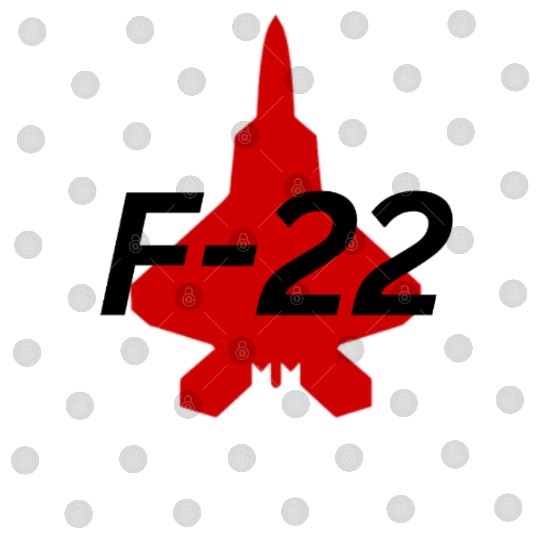 F-22 Stealth Fighter Silhouette Design Digital Files