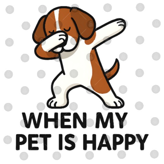 Dabbing Dog Pet Happiness Digital Files