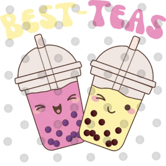 Best-Teas Cute Kawaii Bubble Tea Boba Tea Digital Files