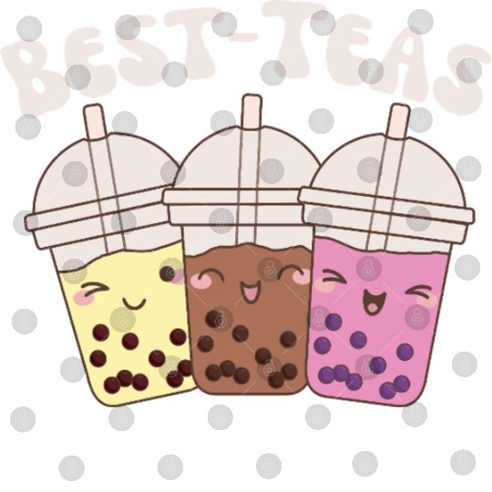Best-Teas Cute Kawaii Bubble Tea Boba Tea Digital Files