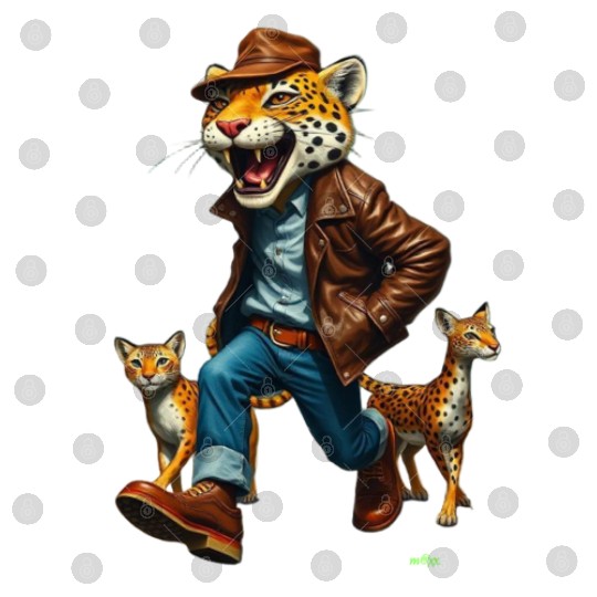 Happy Jack the Jaguar.   by m@xx. Digital Files