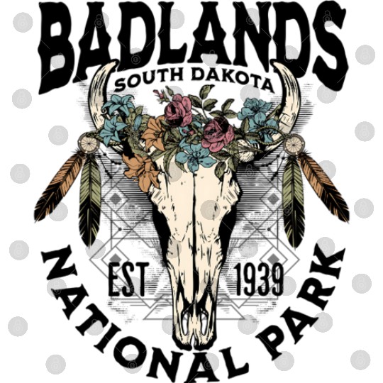 Badlands National Park South Dakota Nature Buffalo Digital Files