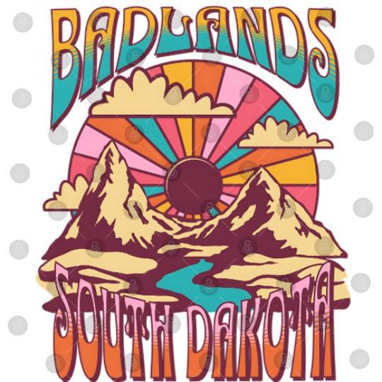 Badlands South Dakota Nature Hiking Mountains Digital Files