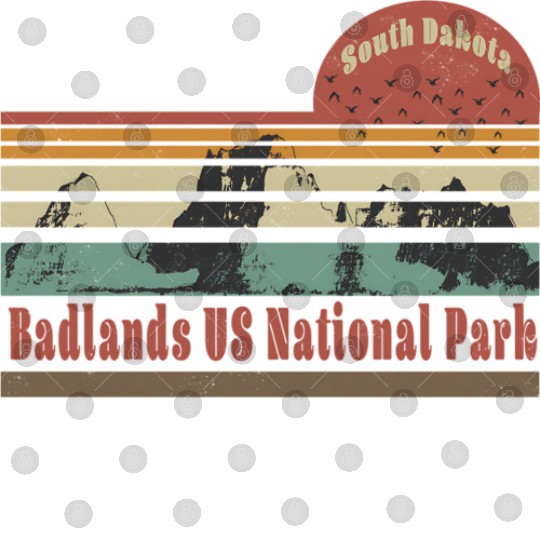 Badlands US National Park South Dakota Travel Digital Files