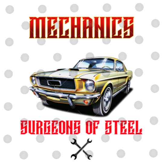 Muscle Car Classic Mechanics Design Digital Files