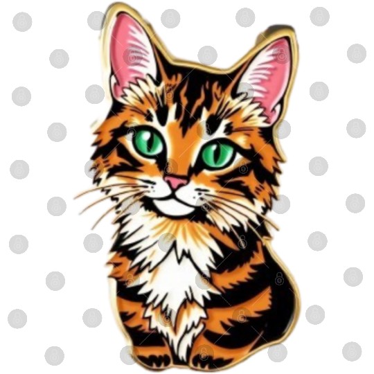 cat Tiger Cub Illustration Digital Files