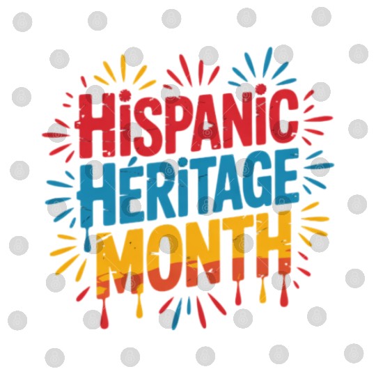 Hispanic Heritage Month Celebration Design Digital Files