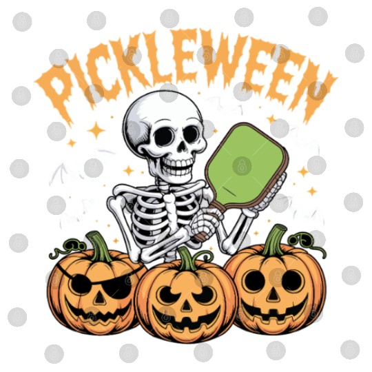 Pickleween Halloween Pickleball Player Funny Digital Files