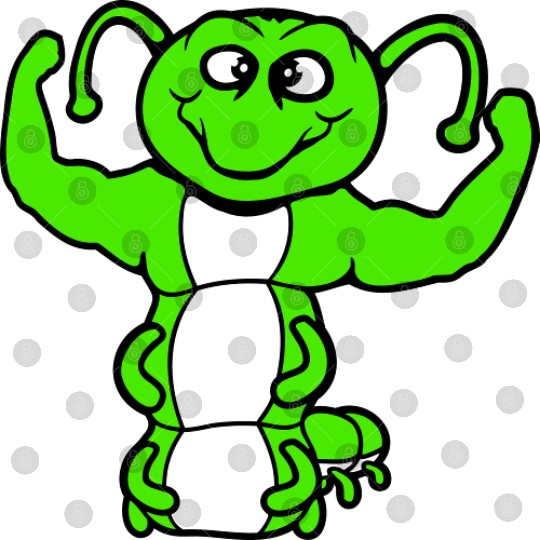 Caterpillar bodybuilder strong muscle training gym Digital Files