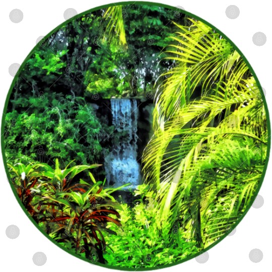 Bahamas - Tropical Waterfall Digital Files