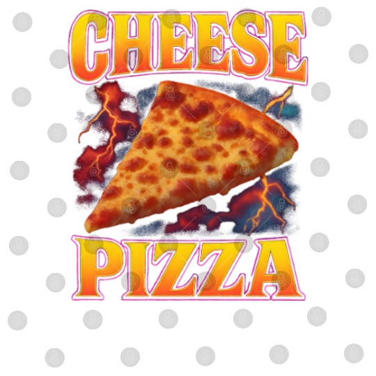 Cheese Pizza Favorite Food Weird 90s Cheese Pizza Digital Files