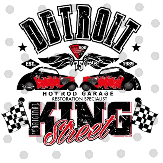 Retro Octobite Hot Rod Detroit Garage Digital Files