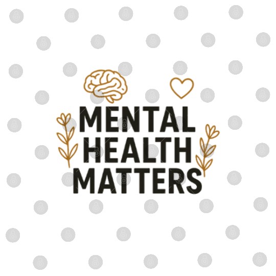 Mental Health Matters | Positive Mindset Graphic T Digital Files