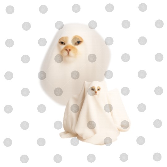 ghost cat meme funny halloween Digital Files