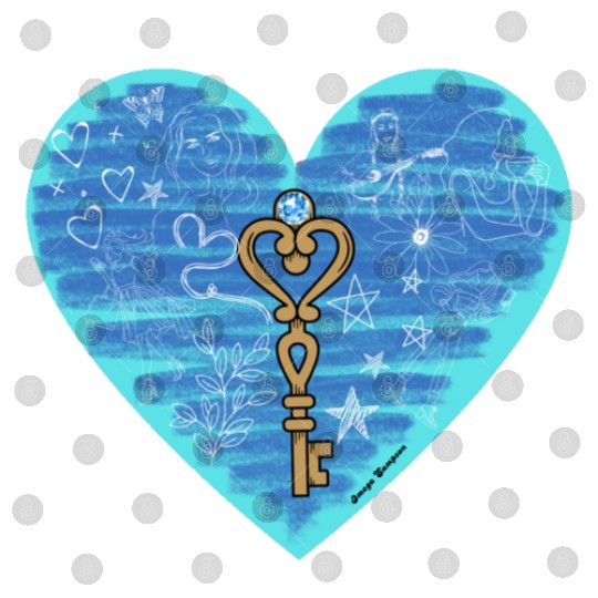 Girlhood in light blue Digital Files