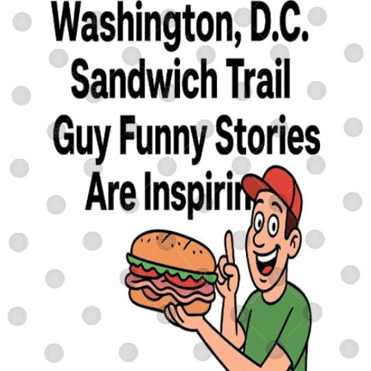 Washington DC Sandwich Throw Guy  Digital Files
