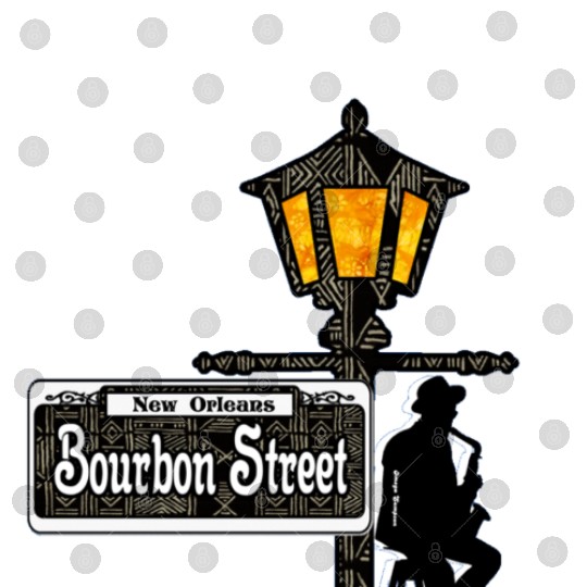 Bourbon Street Saxophonist  Digital Files