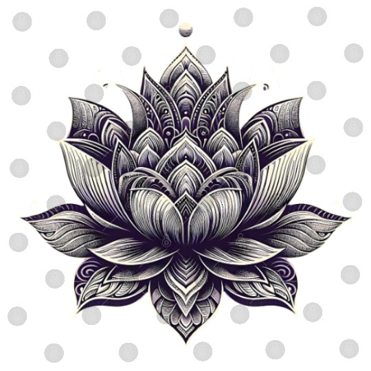Intricate Lotus Mandala Design Digital Files