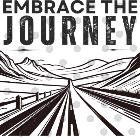 Embrace the Journey Positive Adventure Digital Files