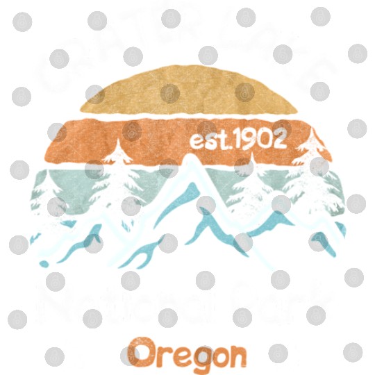 Crater Lake Oregon US National Park Camping Hiking Digital Files