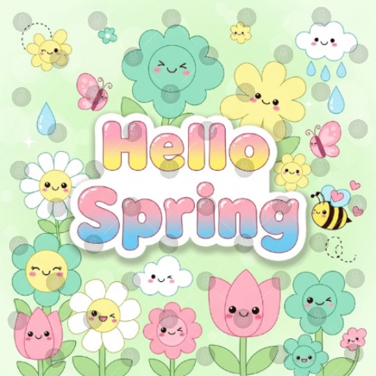 Hello Spring Digital Files