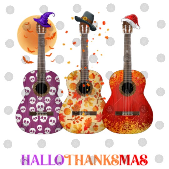 Happy HalloThanksMas Guitar  Digital Files