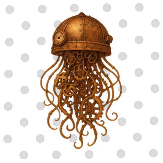 Steampunk Octopus Helmet Design Digital Files