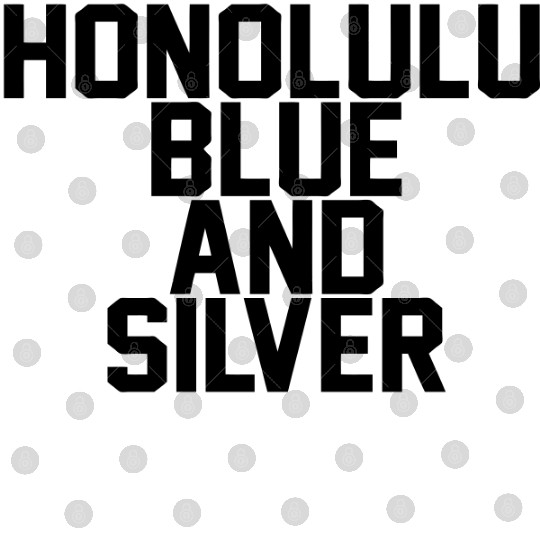 Honolulu Blue & Silver Digital Files