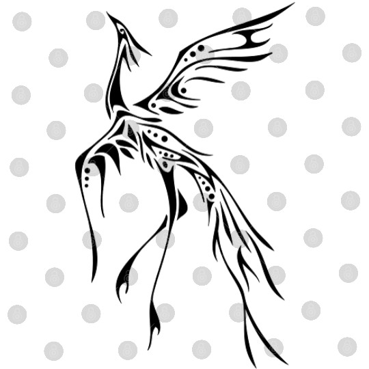 Crane / Phoenix T Tattoo Digital Files