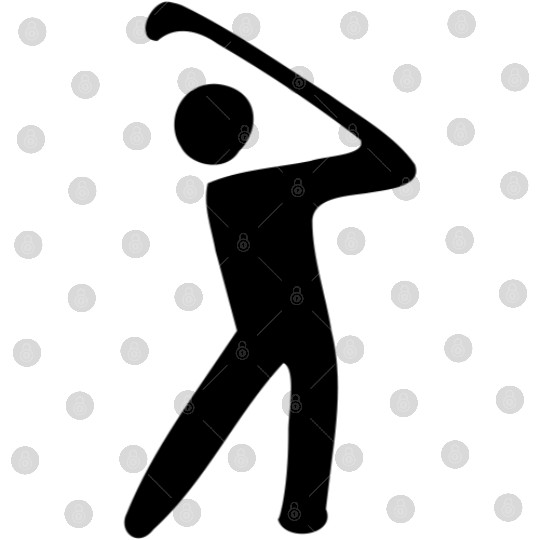 ۞»♥Golf Player Icon-Vector Golf Putting Design♥«۞ Digital Files