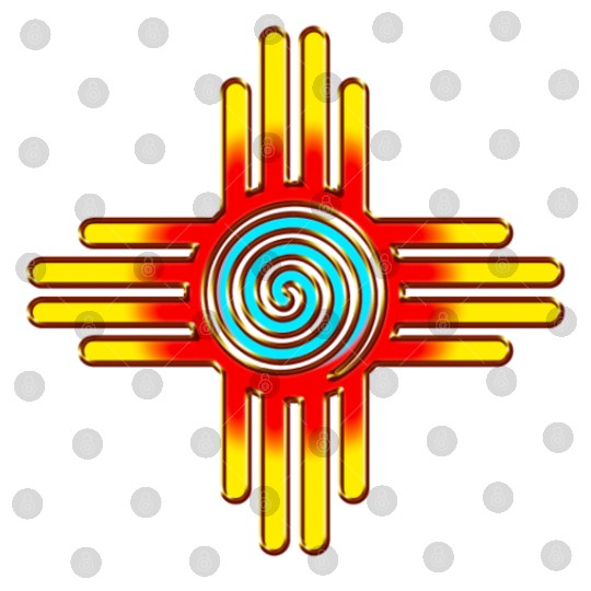 Zia Sun Spiral, Zia Pueblo, New Mexico I Digital Files