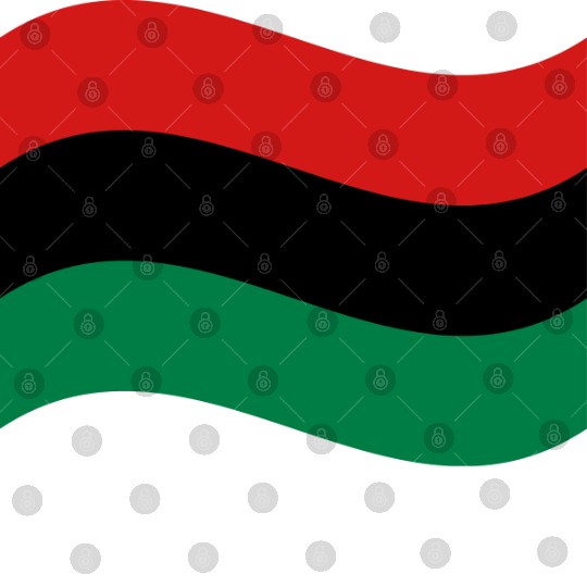 Red, Black & Green Flag Digital Files