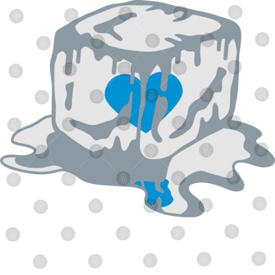 Ice Cube Heart Digital Files