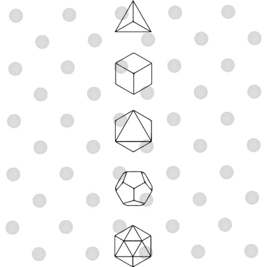 Platonic Solids, Sacred Geometry, Evolution Digital Files