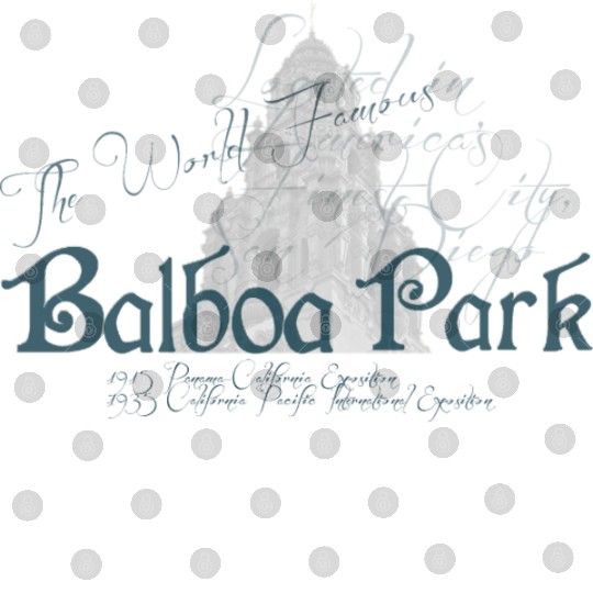 Balboa Park San Diego California Digital Files