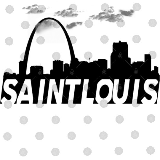 Saint St Louis Missouri Skyline Digital Files