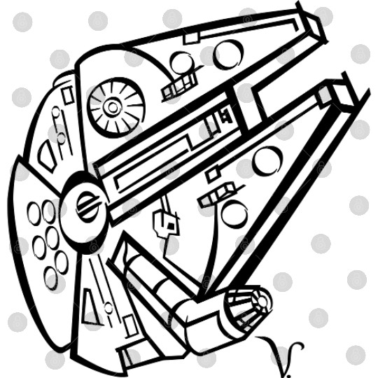 Millennium Falcon [Artist Rendering 4] Digital Files