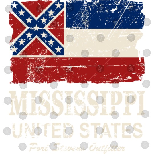 Mississippi Flag - Vintage Look Digital Files