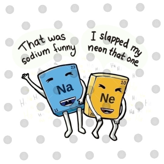 Chemistry joke sodium and neon Digital Files
