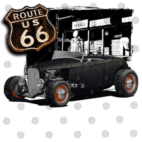 Route 66 1932 Ford Roadster Digital Files