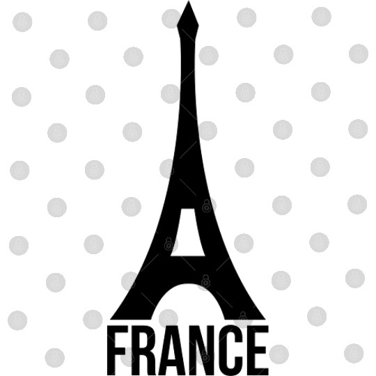 logo text tower tower eiffel 3 colors france natio Digital Files