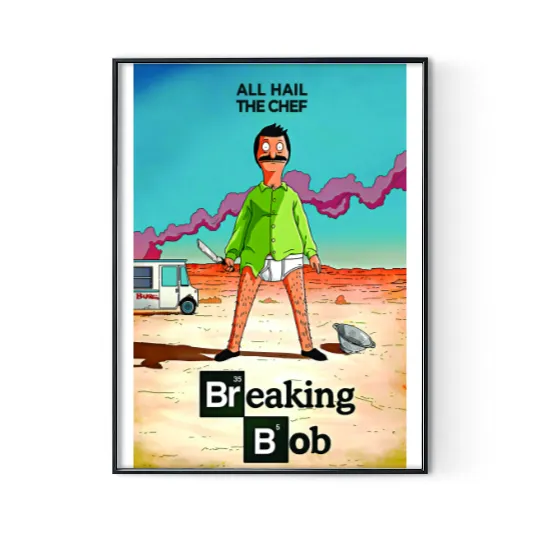 Bob's Burgers - Breaking Bob TV Show Art Poster Digital Posters Print