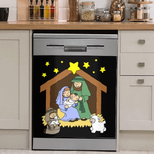 Nativity Scene Dish Washer Covers