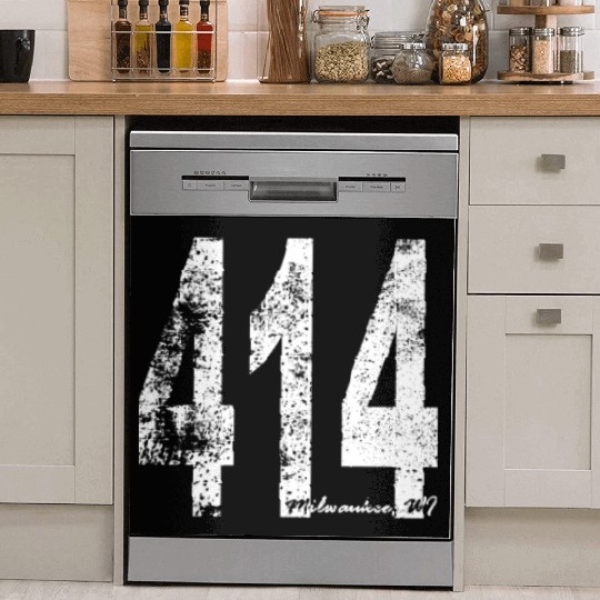 Vintage Milwaukee Area Code 414 Dish Washer Covers