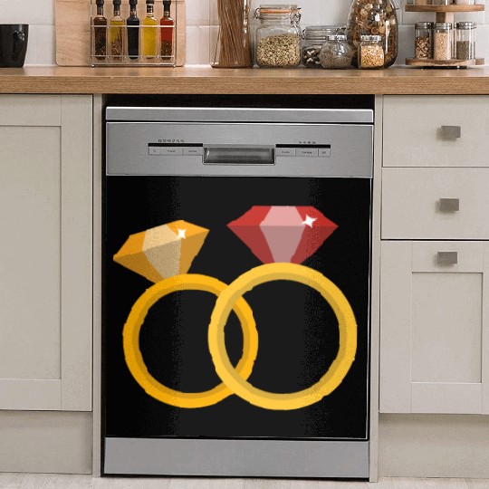 Wedding Rings Dish Washer Covers
